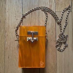Edit Parker x Lord Jones orange mini bag